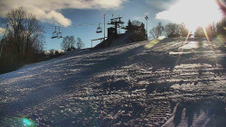 Otočná kamera na sjezdovce