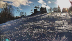 Otočná kamera na sjezdovce