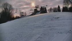 Otočná kamera na sjezdovce