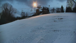 Otočná kamera na sjezdovce