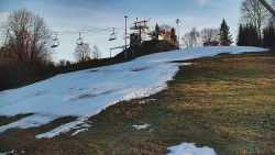 Otočná kamera na sjezdovce