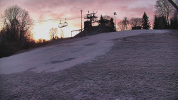 Otočná kamera na sjezdovce