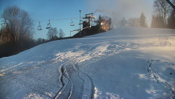 Otočná kamera na sjezdovce