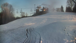 Otočná kamera na sjezdovce