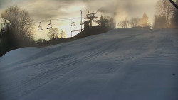 Otočná kamera na sjezdovce