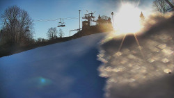 Otočná kamera na sjezdovce