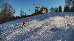 Otočná kamera na sjezdovce