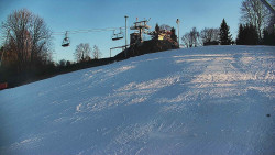 Otočná kamera na sjezdovce