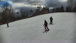 Otočná kamera na sjezdovce