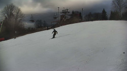 Otočná kamera na sjezdovce