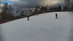 Otočná kamera na sjezdovce