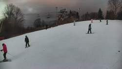 Otočná kamera na sjezdovce