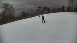 Otočná kamera na sjezdovce