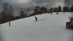 Otočná kamera na sjezdovce