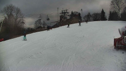 Otočná kamera na sjezdovce