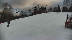 Otočná kamera na sjezdovce