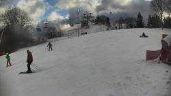 Otočná kamera na sjezdovce