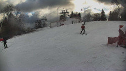 Otočná kamera na sjezdovce