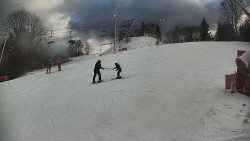 Otočná kamera na sjezdovce