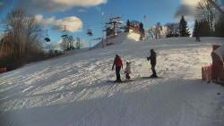 Otočná kamera na sjezdovce