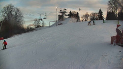 Otočná kamera na sjezdovce