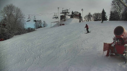 Otočná kamera na sjezdovce