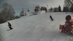 Otočná kamera na sjezdovce