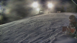 Otočná kamera na sjezdovce