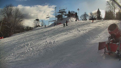 Otočná kamera na sjezdovce