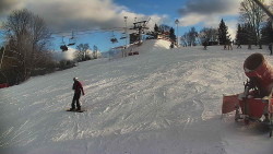 Otočná kamera na sjezdovce