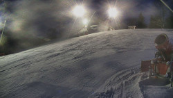 Otočná kamera na sjezdovce