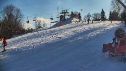 Otočná kamera na sjezdovce