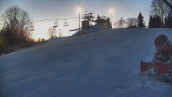 Otočná kamera na sjezdovce