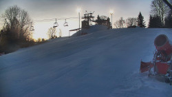 Otočná kamera na sjezdovce