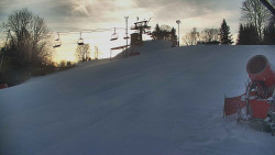 Otočná kamera na sjezdovce