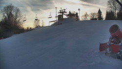 Otočná kamera na sjezdovce