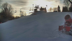 Otočná kamera na sjezdovce