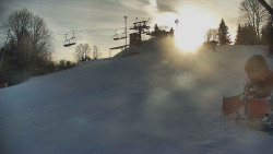 Otočná kamera na sjezdovce