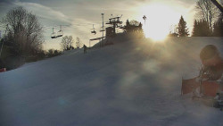 Otočná kamera na sjezdovce