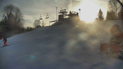 Otočná kamera na sjezdovce