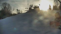 Otočná kamera na sjezdovce