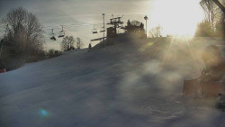 Otočná kamera na sjezdovce