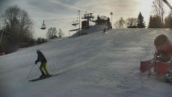 Otočná kamera na sjezdovce