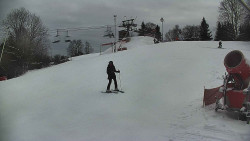 Otočná kamera na sjezdovce