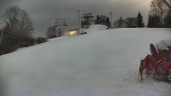 Otočná kamera na sjezdovce