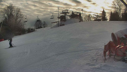 Otočná kamera na sjezdovce