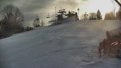 Otočná kamera na sjezdovce