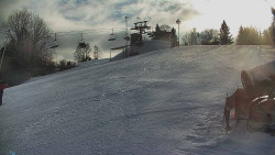 Otočná kamera na sjezdovce