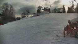 Otočná kamera na sjezdovce