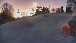 Otočná kamera na sjezdovce